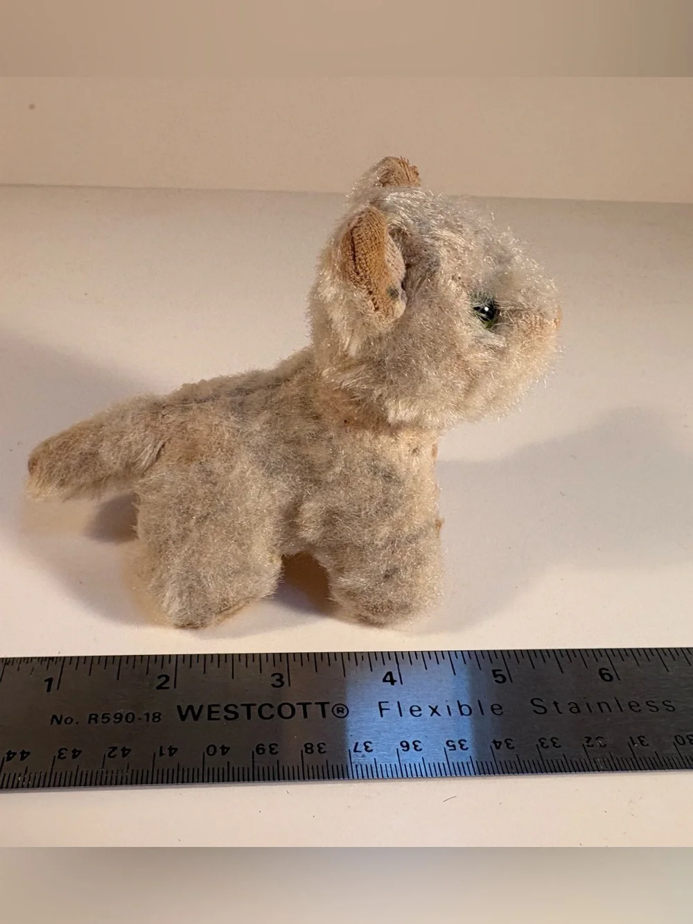 Vintage Steiff Tabby Kitten made in Germany.